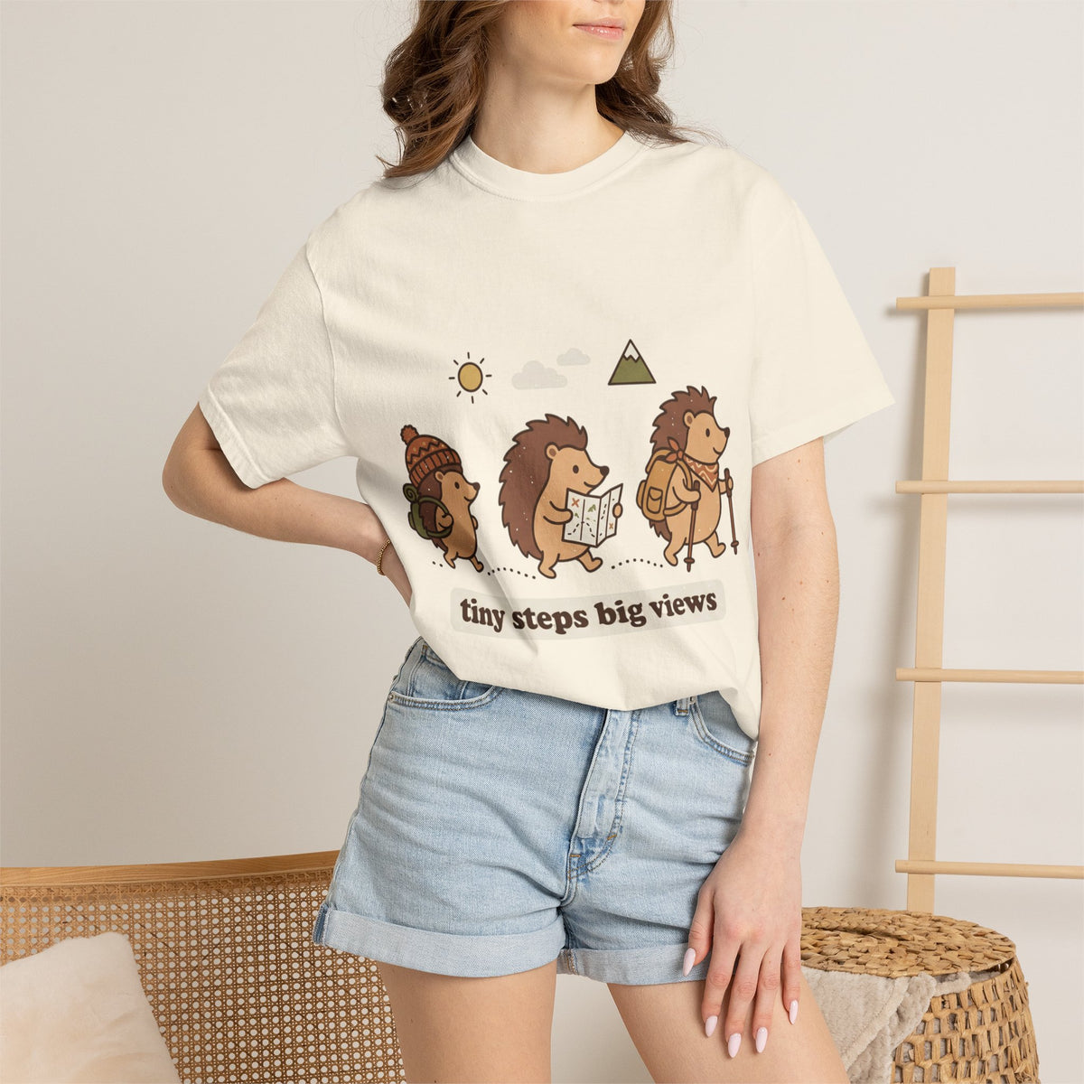 Hedgehog Hiking T-Shirt