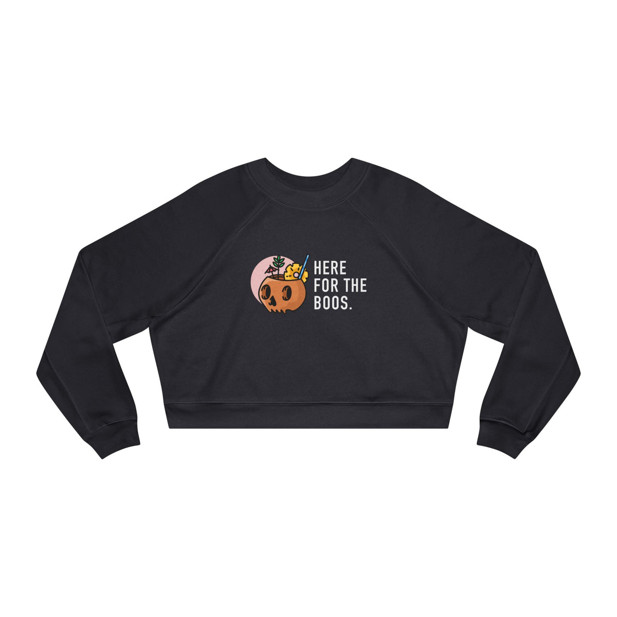 Women's Cropped Fleece Pullover – Cozy Fall Sweatshirt