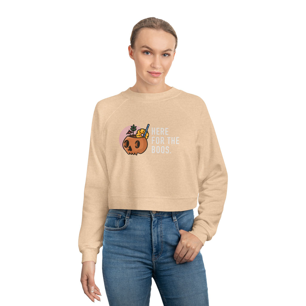 Women's Cropped Fleece Pullover – Cozy Fall Sweatshirt