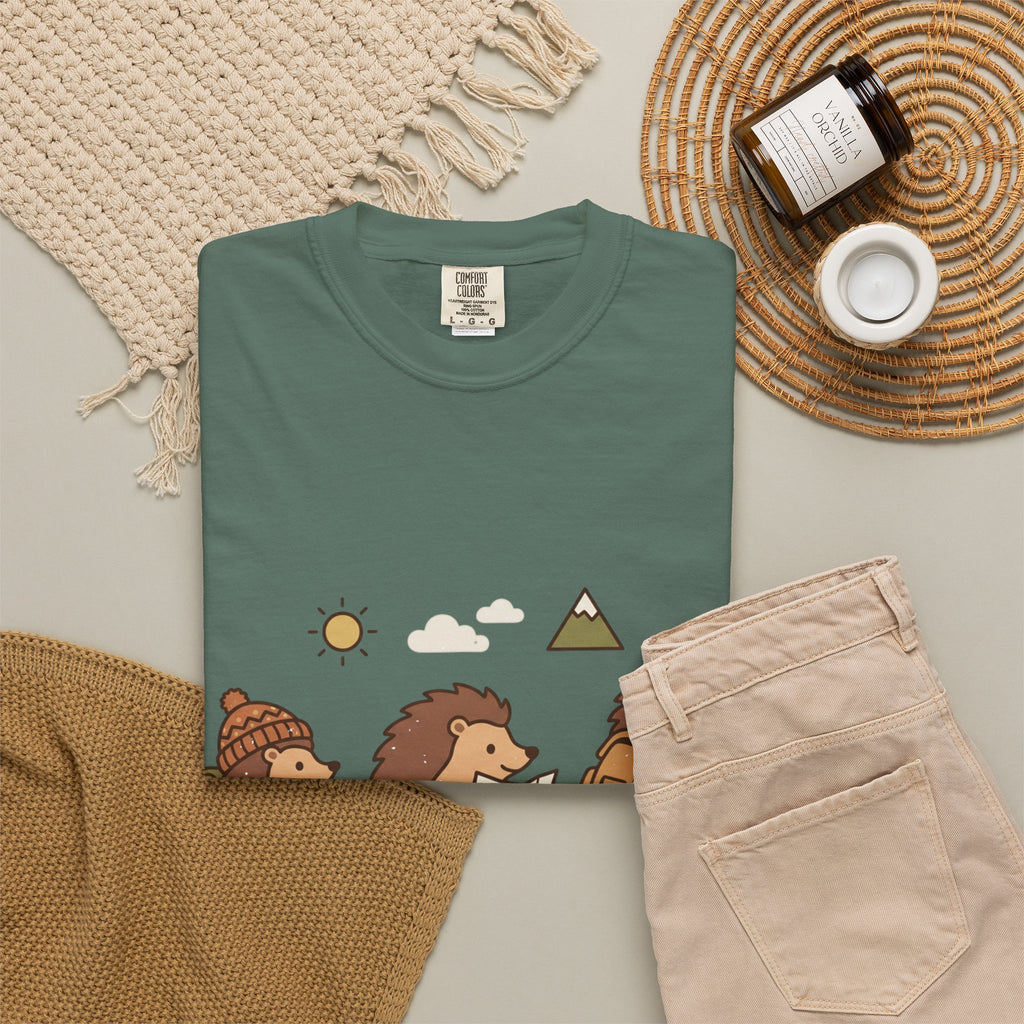 Hedgehog Hiking T-Shirt