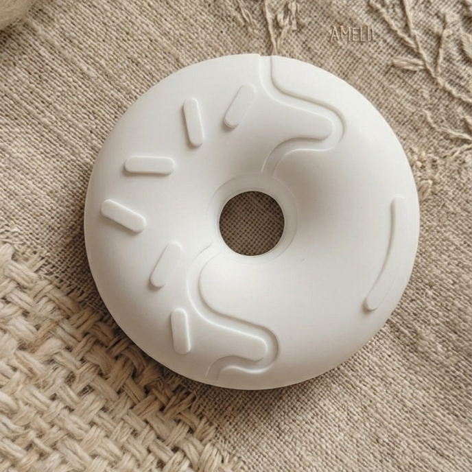 Kit de peinture moulage figurine thème donuts - Création artisanale Activité manuelle pour enfants et adultes