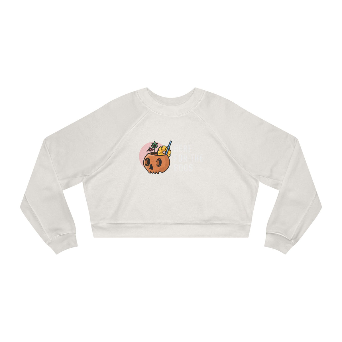 Women's Cropped Fleece Pullover – Cozy Fall Sweatshirt