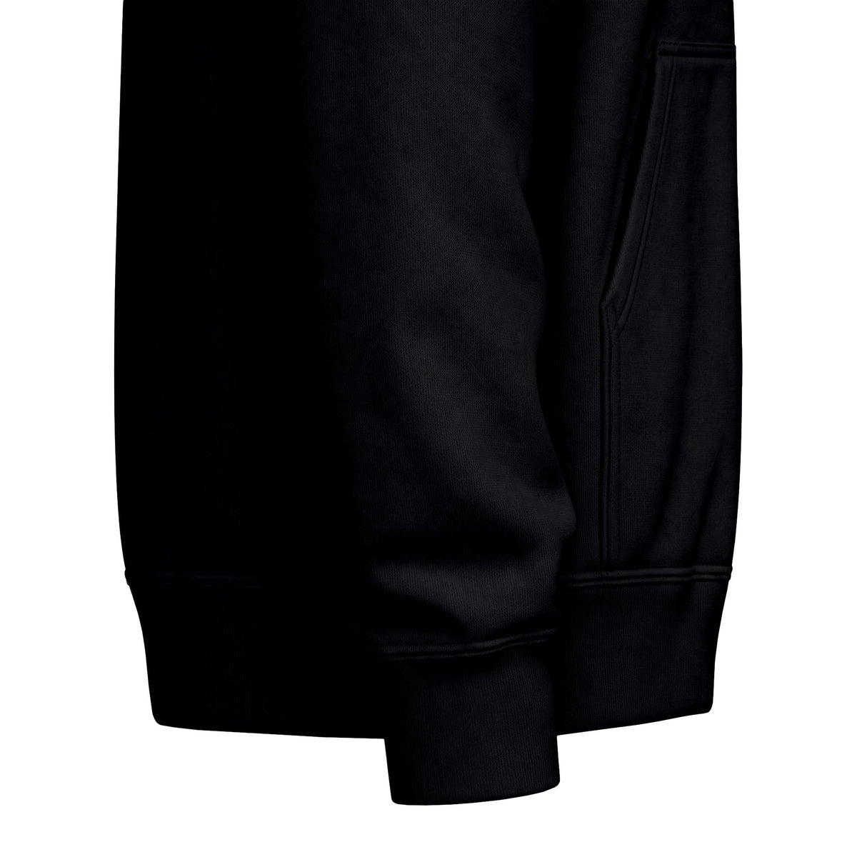 Black Zip-Up Hoodie for Men & Women – Graphic Streetwear Sweatshirt