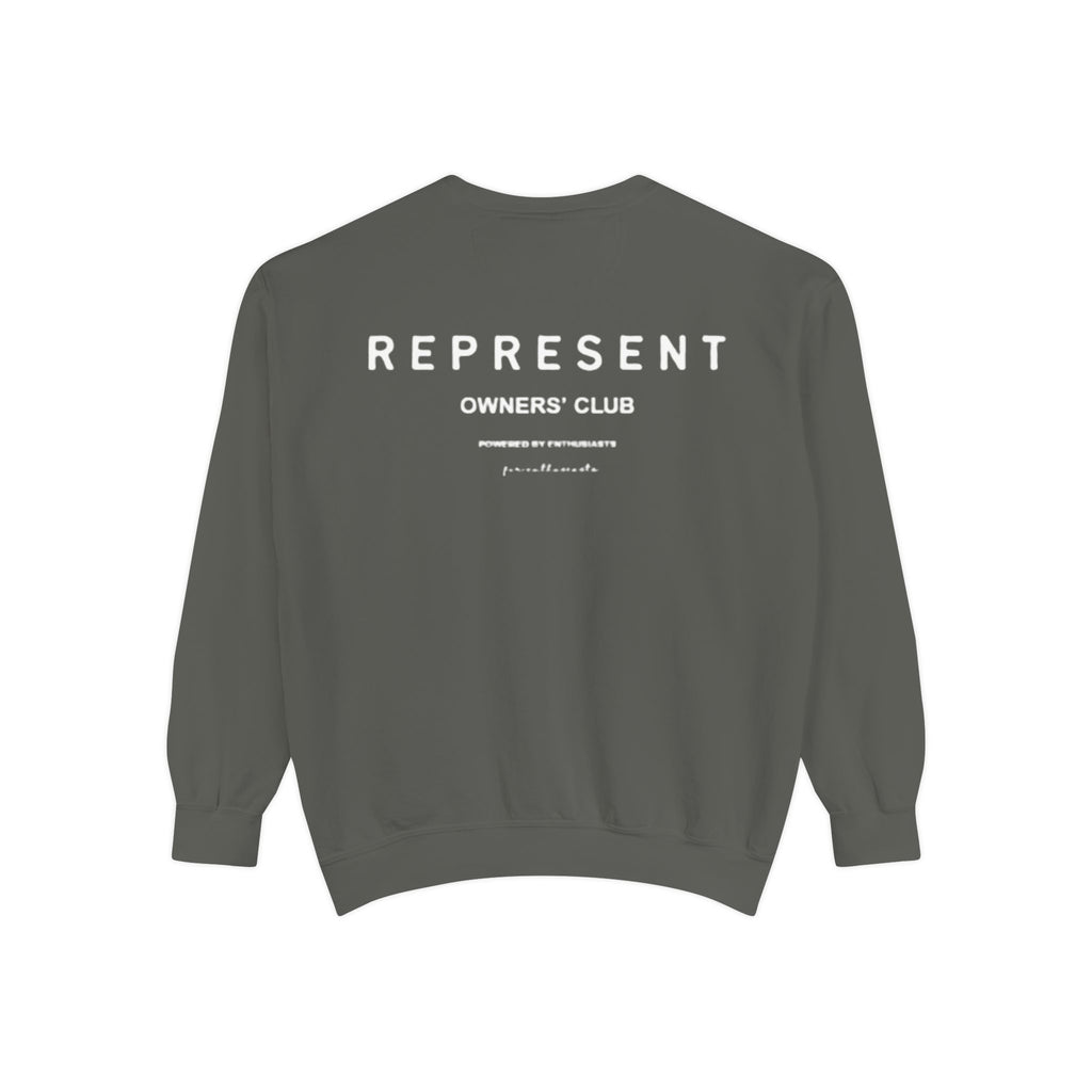 Unisex Garment-Dyed Sweatshirt – Soft Cotton Crewneck, Relaxed Fit, Minimal Streetwear Pullover