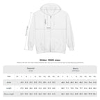 Black Zip-Up Hoodie for Men & Women – Graphic Streetwear Sweatshirt