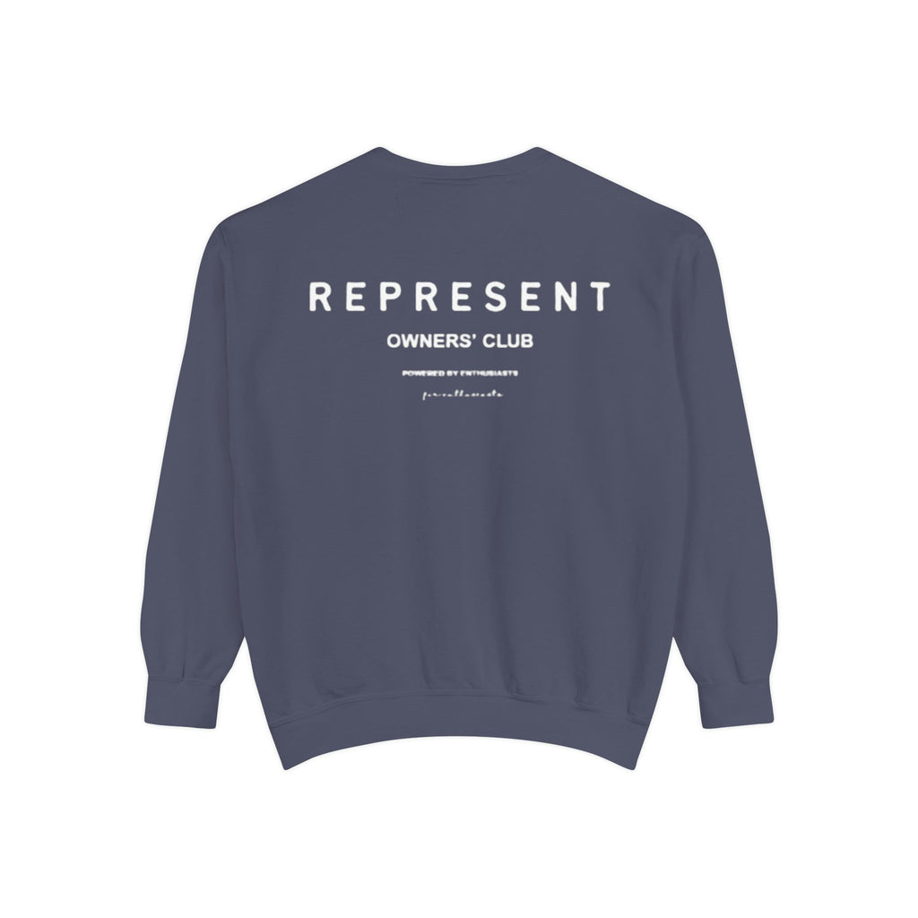 Unisex Garment-Dyed Sweatshirt – Soft Cotton Crewneck, Relaxed Fit, Minimal Streetwear Pullover