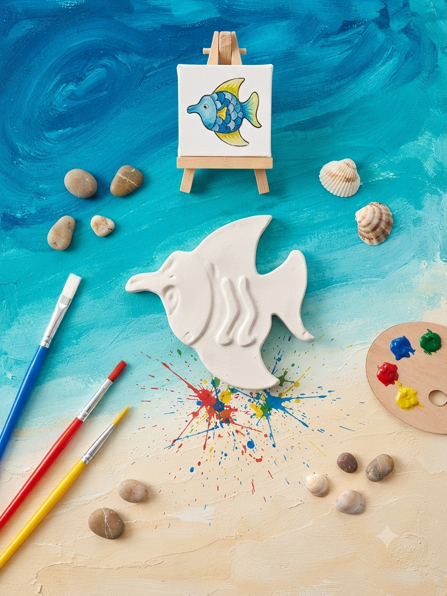 Kit de peinture sous-marin – Loisir Créatif DIY, Faite Main et Peintures Incluse