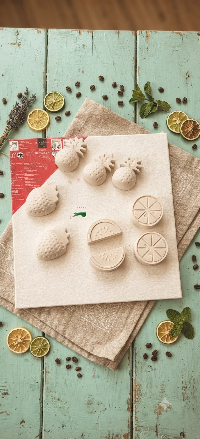 Kit de peinture pour plâtre à faire soi-même aux fruits, cadeau d'anniversaire, cadeau d'anniversaire