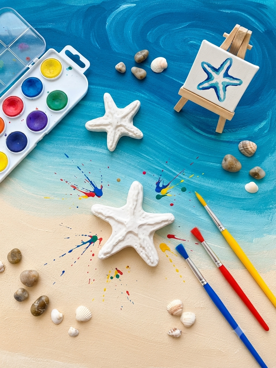 Kit de peinture sous-marin – Loisir Créatif DIY, Faite Main et Peintures Incluse