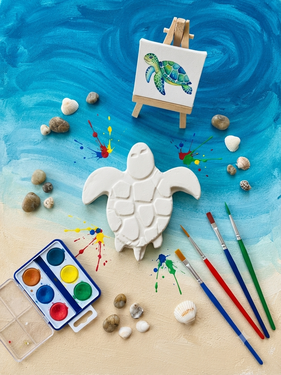 Kit de peinture sous-marin – Loisir Créatif DIY, Faite Main et Peintures Incluse