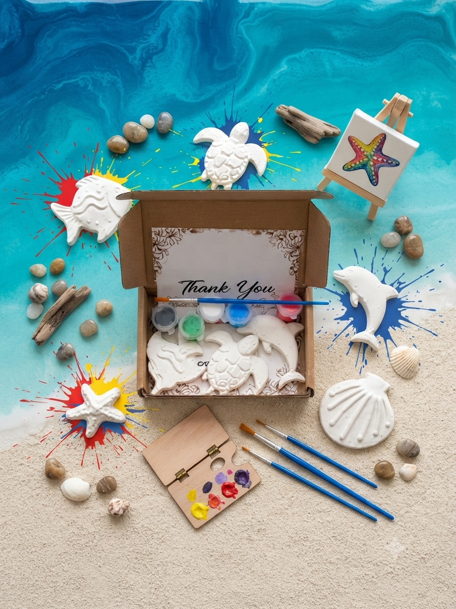 Kit de peinture sous-marin – Loisir Créatif DIY, Faite Main et Peintures Incluse
